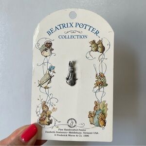 Beatrix Potter Fine Hancrafted Pewter Pin